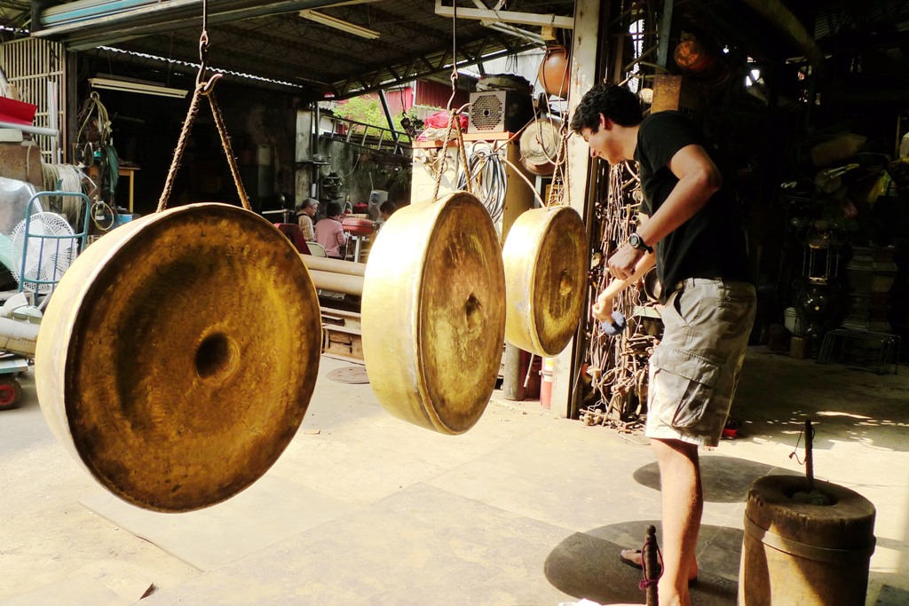 林午鐵工廠製作銅鑼體驗