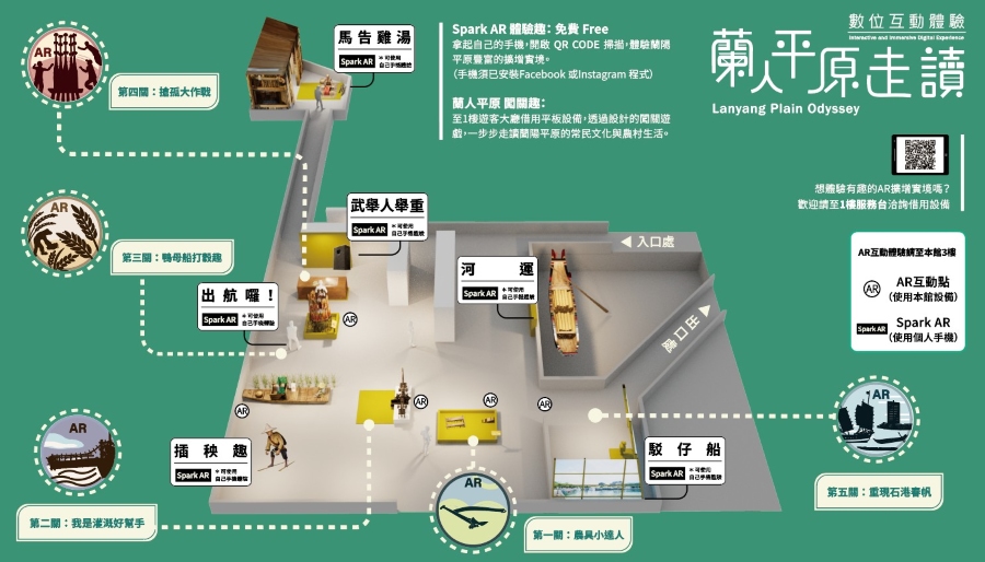 蘭人平原走讀-數位互動體驗：地圖